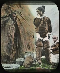 Image of Woman, Child, Woman with Head Out of Tupik